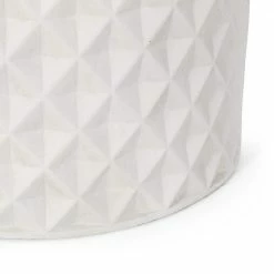 Noble House Corbett 15.75 in. and 13 in. Tall Antique White Lightweight Concrete Outdoor Planter Set -Breeze Decor Sales Store antique white noble house plant pots 107714 4f 1000