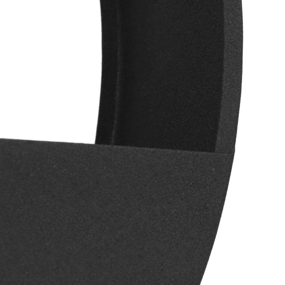 Noble House Shurley 19 in. Round Black Metal Wall Mounted Planter 4 Noble House Shurley 19 in. Round Black Metal Wall Mounted Planter - Image 4