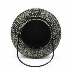 Noble House Meagher 15 in. Large Green Patina and Black Iron Decorative Lantern -Breeze Decor Sales Store blacks noble house outdoor lanterns 105745 a0 1000