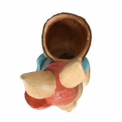 Noble House Monture 32.25 in. Tall Blue and Brown Concrete Lightweight Rabbit Planter -Breeze Decor Sales Store blue and brown noble house plant pots 105960 a0 1000