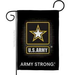 Breeze Decor 13 in. x 18.5 in. U.S. Army Garden Flag Double-Sided Armed Forces Decorative Vertical Flags