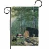 Breeze Decor 13 in. x 18.5 in. Bears Campsite Wildlife Garden Flag Double-Sided Animals Decorative Vertical Flags
