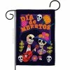 Breeze Decor 13 in. x 18.5 in. Dia de Muertos Couple Garden Flag Double-Sided Fall Decorative Vertical Flag