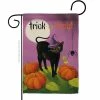 Breeze Decor 13 in. x 18.5 in. Halloween Cat Garden Flag Double-Sided Fall Decorative Vertical Flag