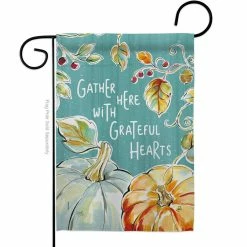 Breeze Decor 13 in. x 18.5 in. Pumpkin Patch Garden Flag Double-Sided Fall Decorative Vertical Flags