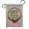 Breeze Decor 13 in. x 18.5 in. Christmas Blessings Garden Flag Double-Sided Winter Decorative Vertical Flags