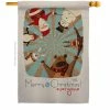 Breeze Decor 28 in. x 40 in. Everyone's Xmas Christmas House Flag Double-Sided Winter Decorative Vertical Flags