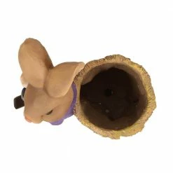 Noble House Riser 19.25 in. Tall Brown and Blue Concrete Lightweight Rabbit Planter -Breeze Decor Sales Store brown and blue noble house plant pots 105967 a0 1000