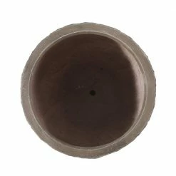 Noble House Rines 27 in. Tall Brown Wood Lightweight Concrete Outdoor Planter -Breeze Decor Sales Store brown wood large noble house plant pots 107604 a0 1000