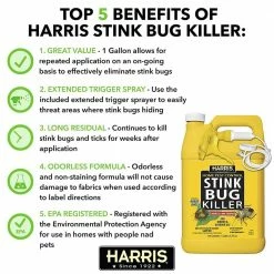 Harris 1 gal. Stink Bug Killer and Spider Trap Value Pack -Breeze Decor Sales Store clear harris insect traps stink 128vp 44 1000