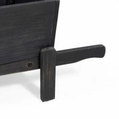 Noble House Smyrna 29.50 in. Dark Gray Wood Wheelbarrow Planter 14 Noble House Smyrna 29.50 in. Dark Gray Wood Wheelbarrow Planter -Breeze Decor Sales Store dark gray noble house plant pots 104685 1f 1000