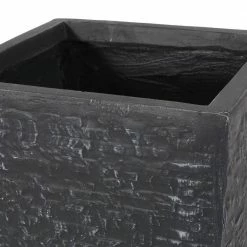 Noble House Hula 28 in. and 24 in. Tall Gray Lightweight Concrete Outdoor Planter Set -Breeze Decor Sales Store gray noble house plant pots 108245 76 1000