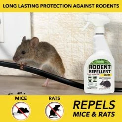 Harris 20 oz. Rodent Repellent Essential Oil Spray (2 Pack) -Breeze Decor Sales Store harris animal repellents 2grr 20 4f 1000