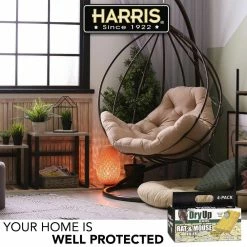 Harris Dry Up Rat and Mouse Killer Bars (4-Pack) -Breeze Decor Sales Store harris bait stations dry bar 44 1000