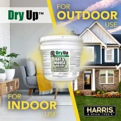 Harris 4 lbs. Dry Up Rat and Mouse Killer Pellets (4 oz. 16-Pack) -Breeze Decor Sales Store harris bait stations dry buck16 1f 1000