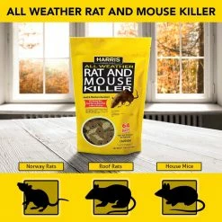 Harris 4 lbs./64 Bars All Weather Rat and Mouse Killer 10 Harris 4 lbs./64 Bars All Weather Rat and Mouse Killer -Breeze Decor Sales Store harris bait stations hrb 64 1f 1000
