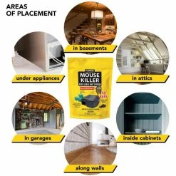 Harris Mouse Killer Bars and Locking Rat and Mouse Refillable Bait Station Value Pack -Breeze Decor Sales Store harris bait stations ratbox mbars c3 1000