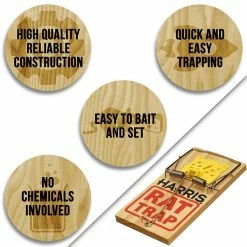 Harris Rat and Mouse Bait Trap Repel and Prevention Kit -Breeze Decor Sales Store harris bait stations ratkit 4f 1000