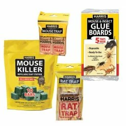 Harris Rat and Mouse Bait and Trap Value Pack