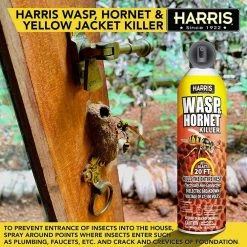 Harris 16 oz. Wasp and Hornet Killer (12-Pack) -Breeze Decor Sales Store harris bug killer spray 12wh 16 44 1000