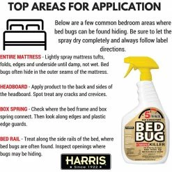 Harris 32 oz. 5-Minute Bed Bug Killer (2-Pack) 14 Harris 32 oz. 5-Minute Bed Bug Killer (2-Pack) -Breeze Decor Sales Store harris bug killer spray 2goldbb 32 1f 1000