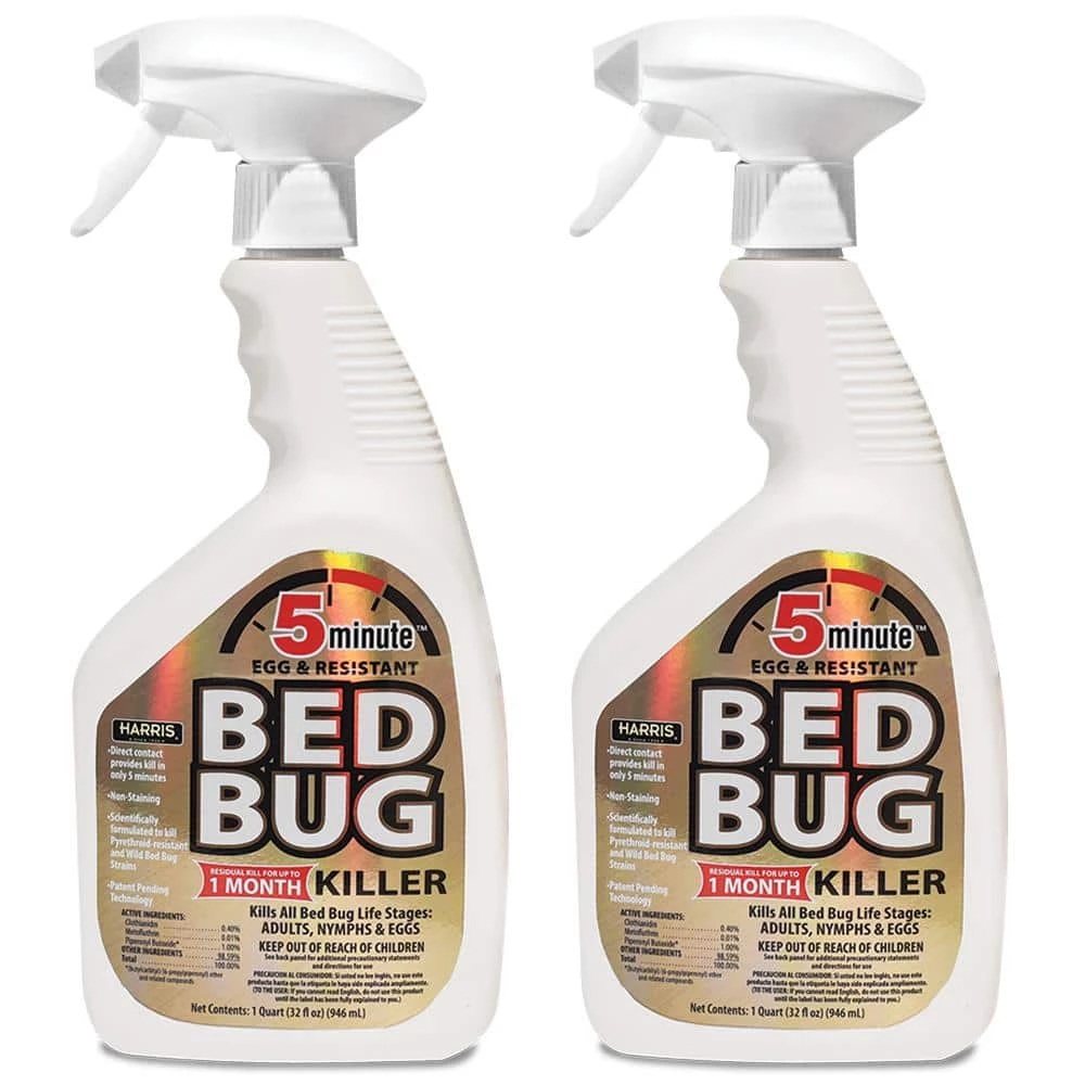 Harris 32 oz. 5-Minute Bed Bug Killer (2-Pack) 1 Harris 32 oz. 5-Minute Bed Bug Killer (2-Pack)
