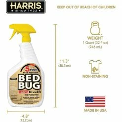 Harris 32 oz. 5-Minute Bed Bug Killer (2-Pack) 11 Harris 32 oz. 5-Minute Bed Bug Killer (2-Pack) -Breeze Decor Sales Store harris bug killer spray 2goldbb 32 66 1000