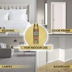 Harris 16 oz. 5-Minute Bed Bug Killer Foaming Spray/Kills All Life Stages (2-Pack) -Breeze Decor Sales Store harris bug killer spray 2goldbb16a 1f 1000