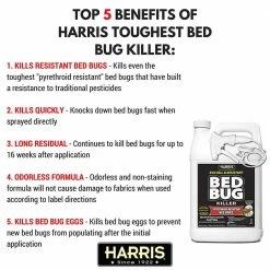 Harris 1 Gal. Ready-to-Use Egg Kill and Resistant Bed Bug Killer (Pack of 3) -Breeze Decor Sales Store harris bug killer spray 3blkbb 128 4f 1000