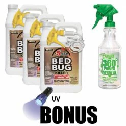 Harris 1 Gal. 5-Minute Egg and Resistant Bed Bug Killer/Professional Exterminator Formula (3 Pack)