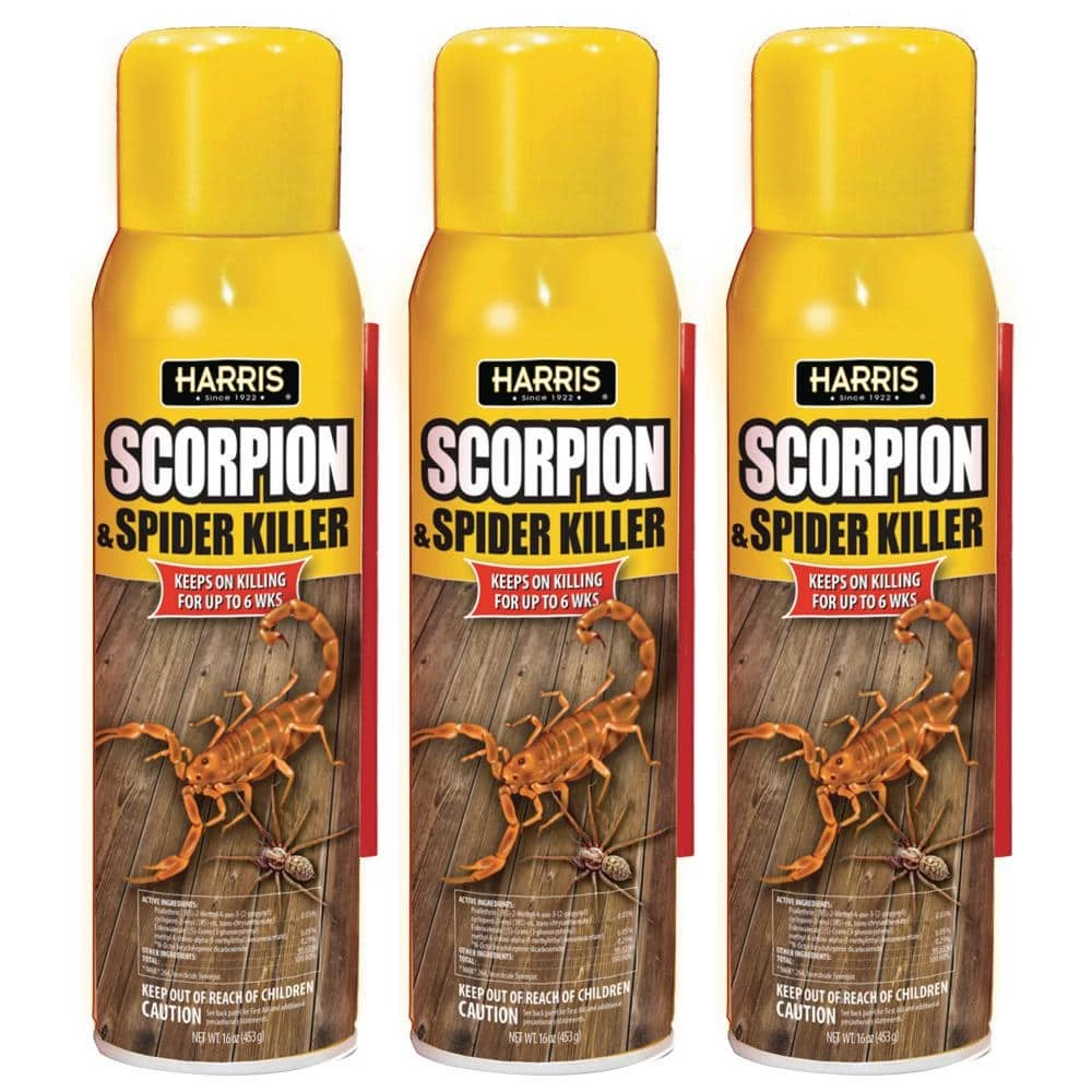 Harris 16 oz. Scorpion and Spider Killer Spray (3-Pack) 1 Harris 16 oz. Scorpion and Spider Killer Spray (3-Pack)