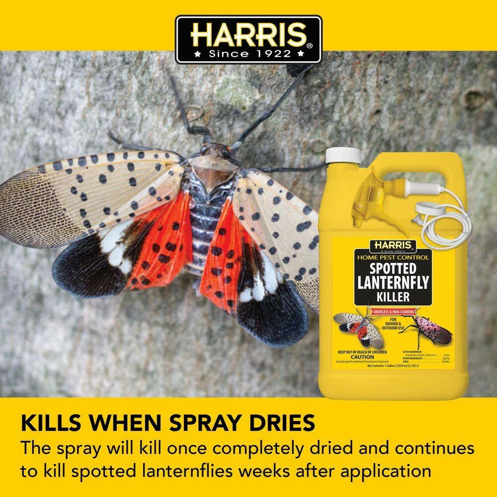 Harris 1 Gal. Spotted Lanternfly Killer with 1 Gal. Tank Sprayer (3-Pack) 5 Harris 1 Gal. Spotted Lanternfly Killer with 1 Gal. Tank Sprayer (3-Pack) - Image 5