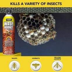 Harris 16 oz. Wasp and Hornet Killer (6-Pack) -Breeze Decor Sales Store harris bug killer spray 6wh 16 4f 1000