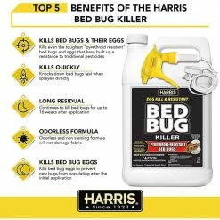 Harris Egg Kill and Resistant Bed Bug Kit -Breeze Decor Sales Store harris bug killer spray blkbb kit 44 1000