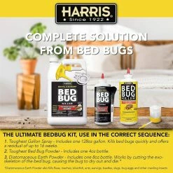 Harris Egg Kill and Resistant Bed Bug Kit -Breeze Decor Sales Store harris bug killer spray blkbb kit 4f 1000