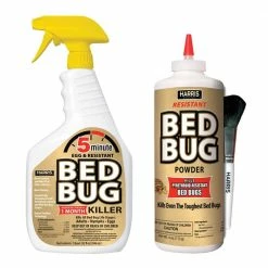 Harris 5-Minute Bed Bug Killer 32 oz. and Resistant Bed Bug Powder Value Pack