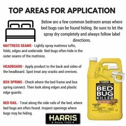 Harris 1 gal. Bed Bug Killer (3-Pack) -Breeze Decor Sales Store harris bug killer spray hbb128 3pk 1d 1000