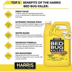 Harris 1 gal. Bed Bug Killer (3-Pack) -Breeze Decor Sales Store harris bug killer spray hbb128 3pk a0 1000