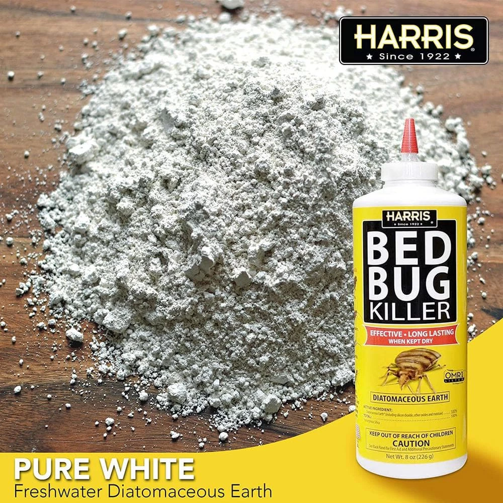 Harris 8 oz. Diatomaceous Earth Bed Bug Killer (3-Pack) 5 Harris 8 oz. Diatomaceous Earth Bed Bug Killer (3-Pack) - Image 5