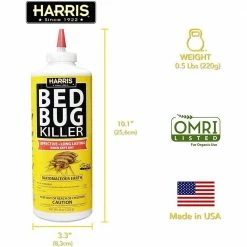 Harris 8 oz. Diatomaceous Earth Bed Bug Killer (3-Pack) 13 Harris 8 oz. Diatomaceous Earth Bed Bug Killer (3-Pack) -Breeze Decor Sales Store harris bug killer spray hde8 3pk 76 1000
