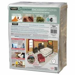 Harris Twin Bed Bug Mattress Cover and Bed Bug Spray - Value Pack -Breeze Decor Sales Store harris bug killer spray matt tvp 76 1000