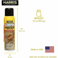 Harris 16 oz. Scorpion and Spider Killer Spray -Breeze Decor Sales Store harris bug killer spray scorp 16a fa 1000