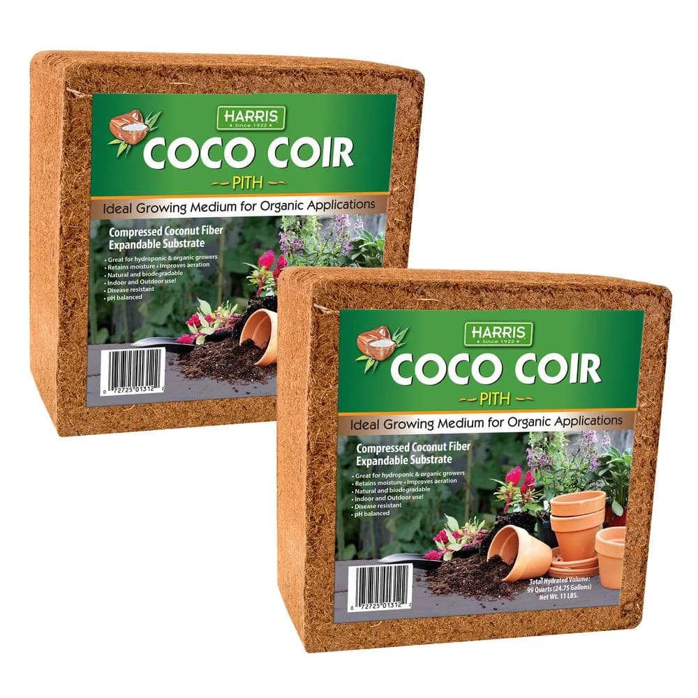 Harris 11 lb. Expanding Coco Coir Pith (2-Pack) 1 Harris 11 lb. Expanding Coco Coir Pith (2-Pack)