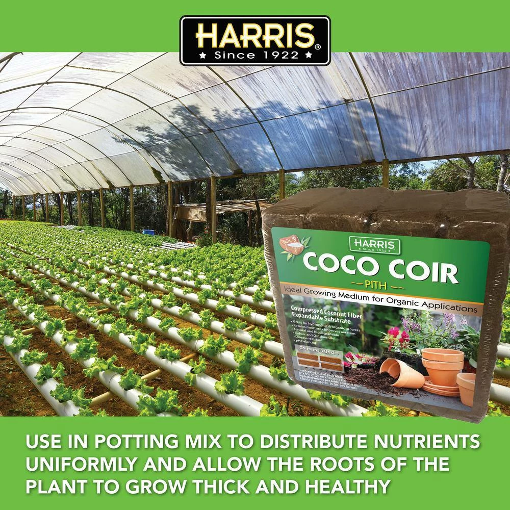 Harris 9 Gal. Expanding Coco Coir Pith (4 Brick pack) & 4 Qt. Premium Orchid Potting Mix 7 Harris 9 Gal. Expanding Coco Coir Pith (4 Brick pack) & 4 Qt. Premium Orchid Potting Mix - Image 7