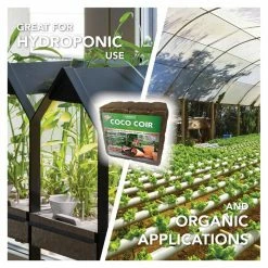 Harris 9 Gal. Expanding Coco Coir Pith (4 Brick Pack) and 8 Dry Qt. Premium Horticultural Perlite -Breeze Decor Sales Store harris grow media coco4 perl8 1f 1000