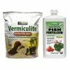 Harris 8Qt. Horticultural Vermiculite Gardening & 32 oz. Organic Gardening Liquid Fish Fertilizer