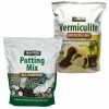 Harris 8 Qt. Premium Horticultural Vermiculite for Indoor Plants and 4 Qt. All Purpose Potting Soil Mix with Worm Castings
