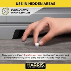 Harris Roach Tablet - 3 Pack -Breeze Decor Sales Store harris insect killer granules 3hrt6 44 1000