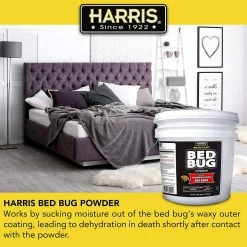 Harris 80 oz. Resistant Bed Bug Powder with Applicator Brush -Breeze Decor Sales Store harris insect killer granules blkbb p80 76 1000