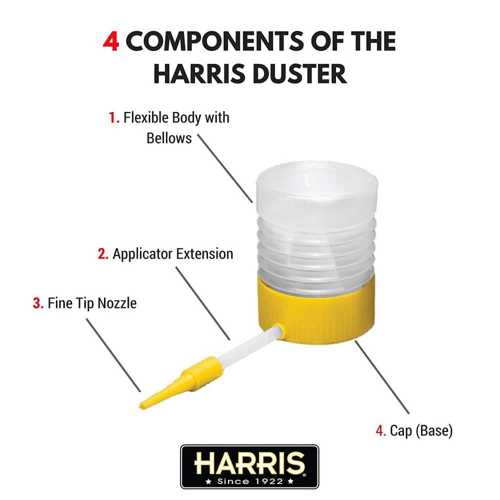Harris 64 oz.(4 lb.) Diatomaceous Earth Food Grade 100% with Powder Duster Applicator 5 Harris 64 oz.(4 lb.) Diatomaceous Earth Food Grade 100% with Powder Duster Applicator - Image 5